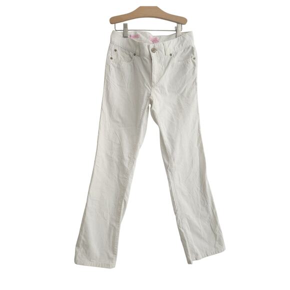 0 Lilly Pulitzer Maine fit white corduroy pants - Picture 1 of 5